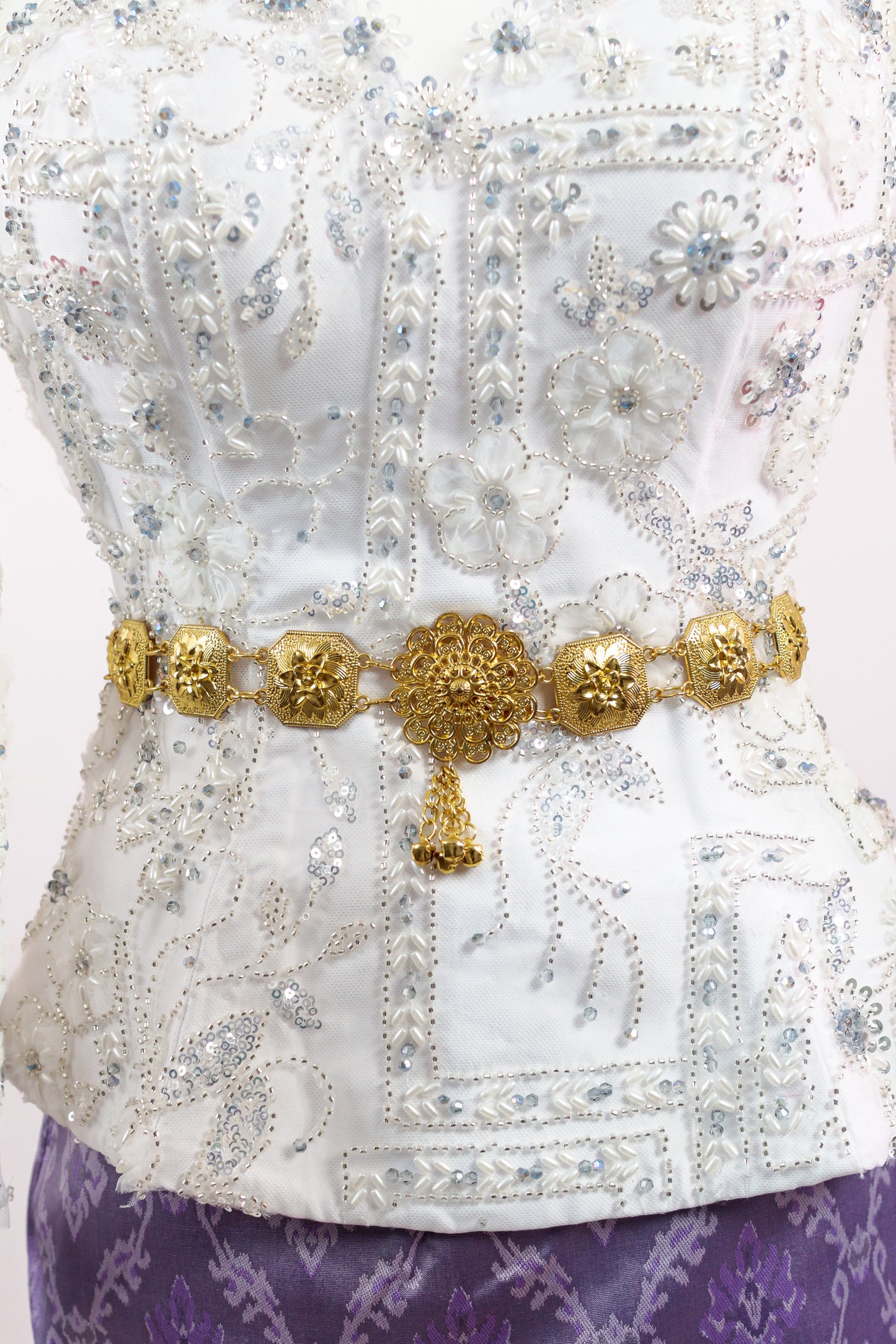 Lotus Tassel Belt (Gold)