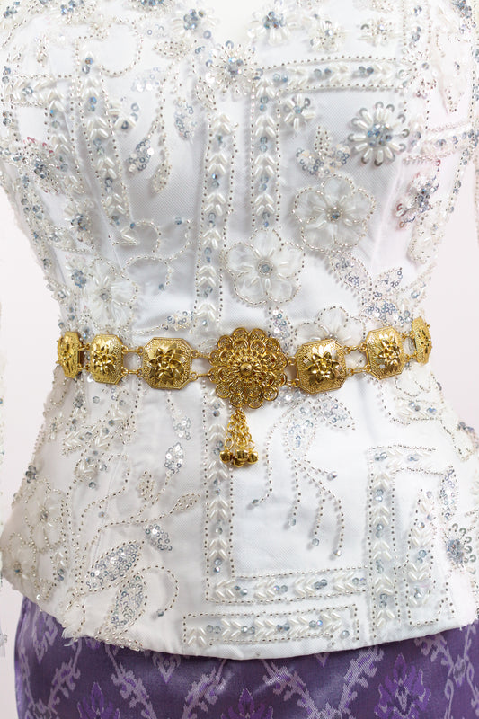 Lotus Tassel Belt (Gold)