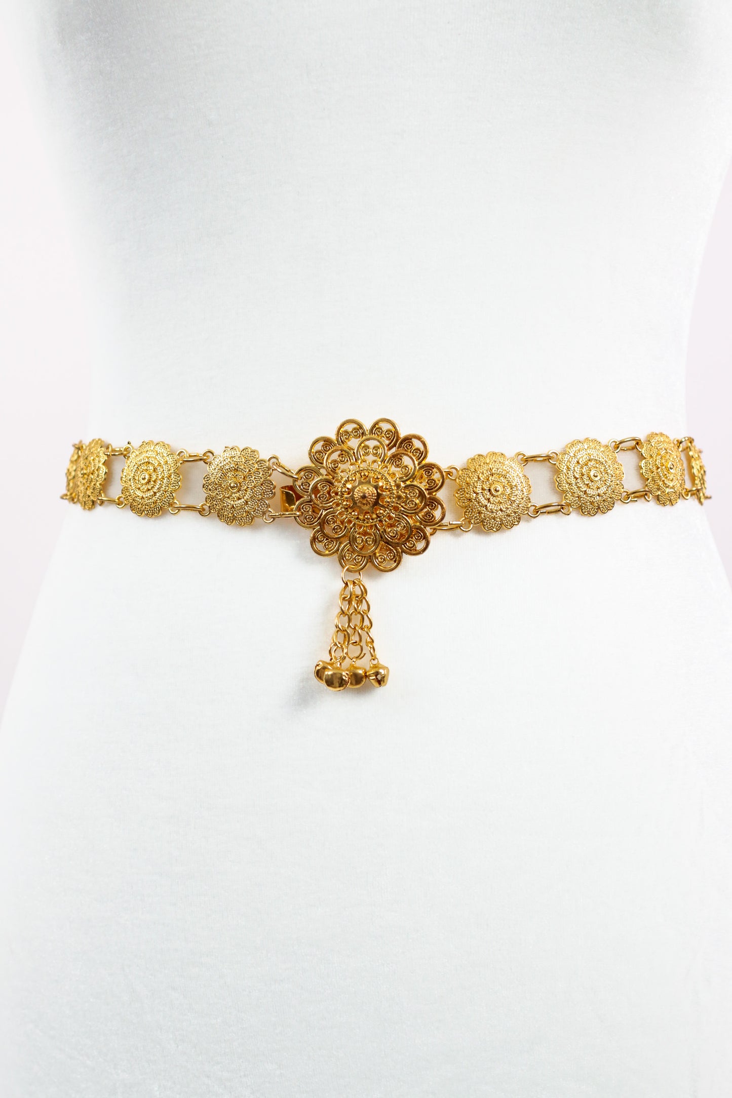 Clover Tassel Belt (Gold)