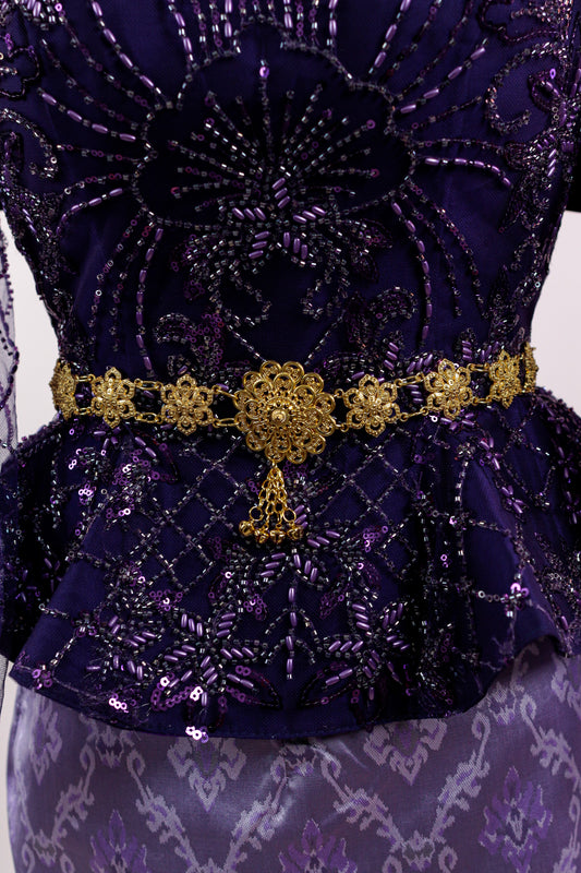 Snowflake Tassel Belt (Gold)