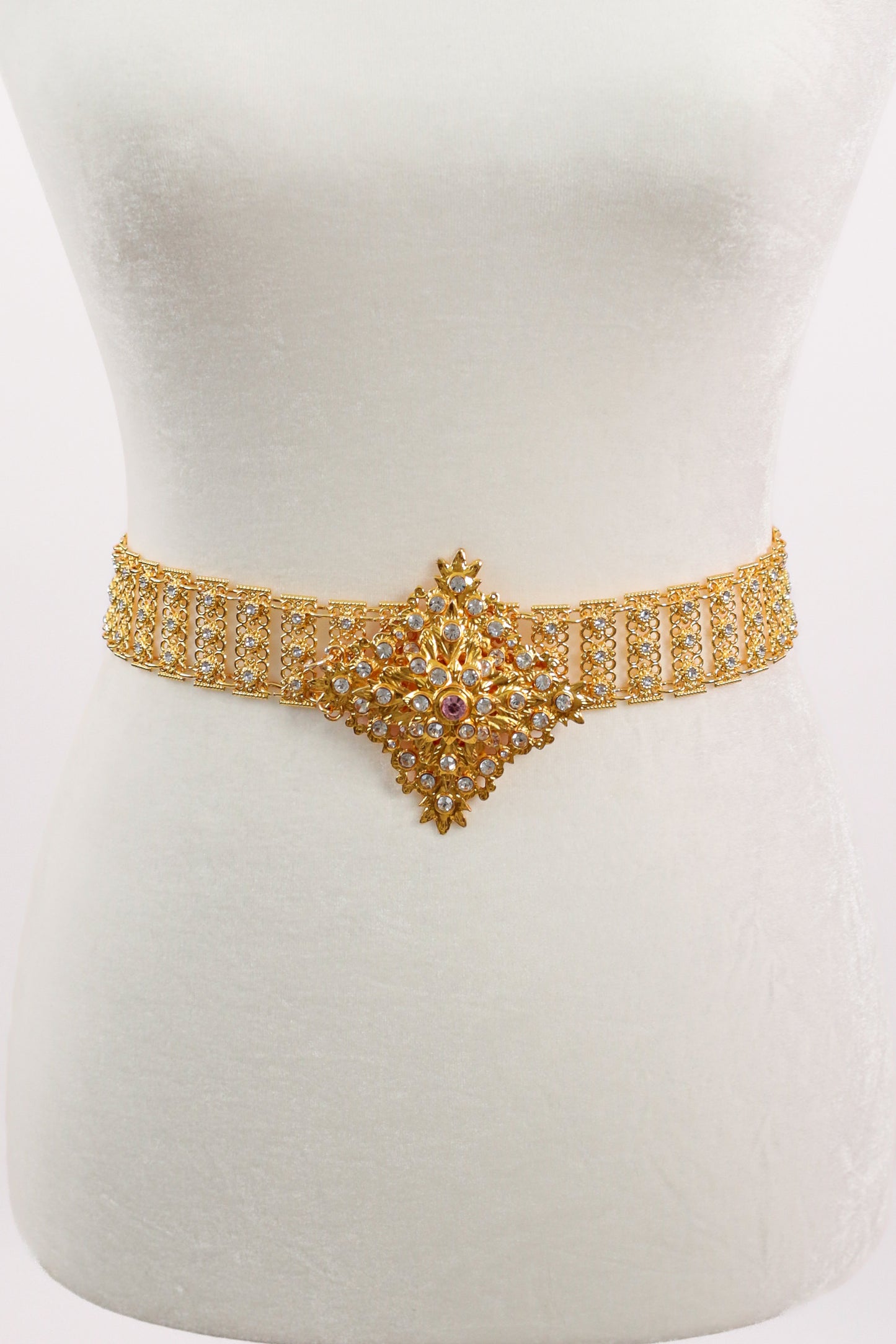 Regal Wide Belt (Gold, Large)