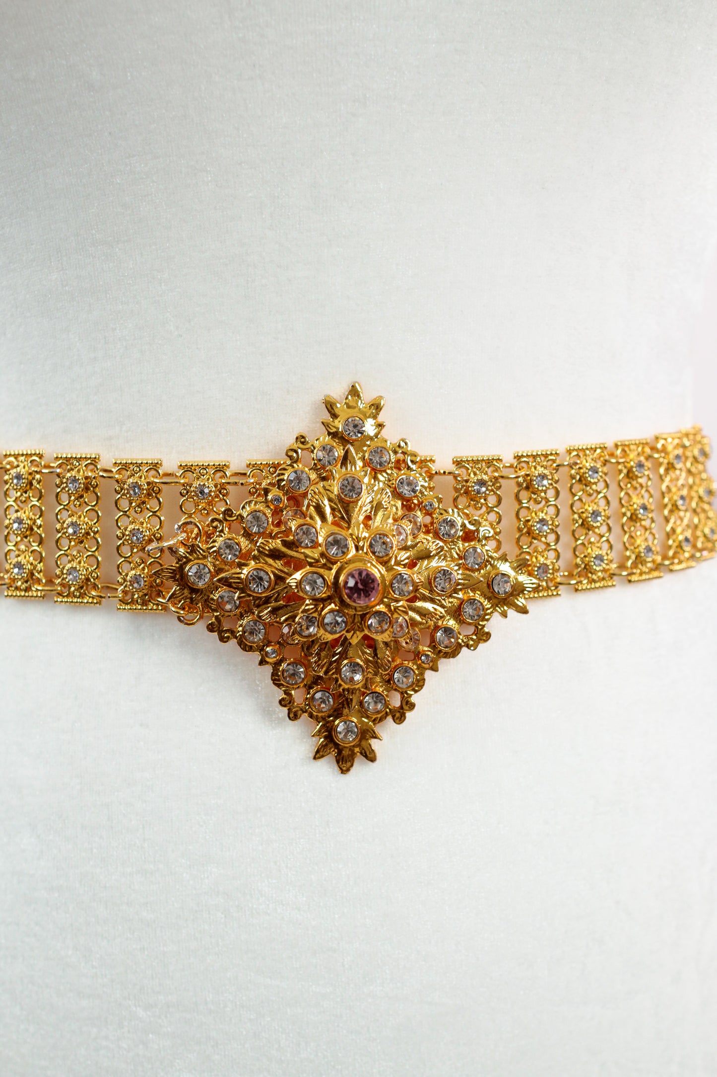 Regal Wide Belt (Gold, Large)