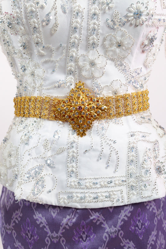 Regal Wide Belt (Gold, Large)