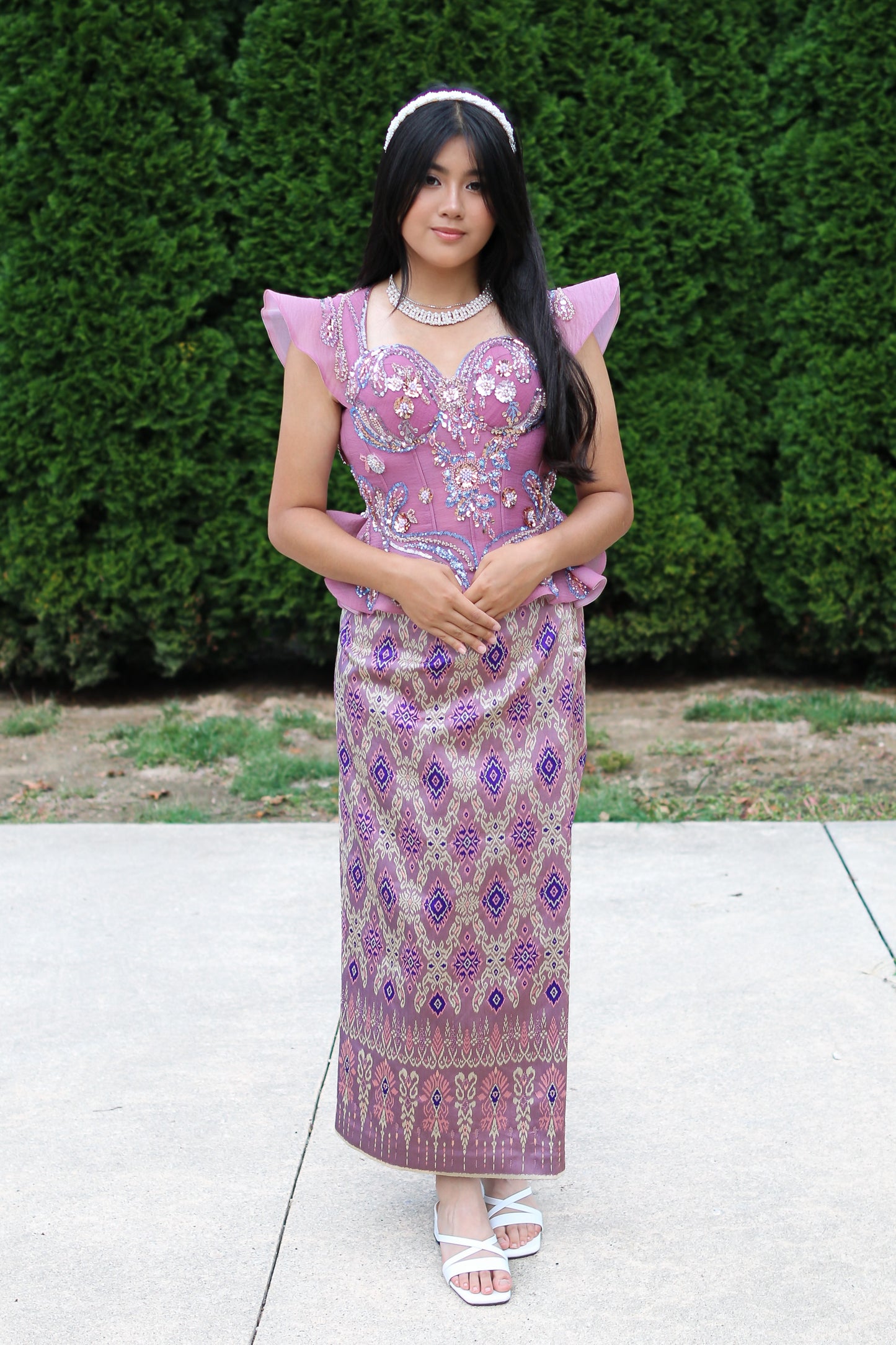 Rapunzel’s Light Set— Lavender Top + Amethyst Skirt