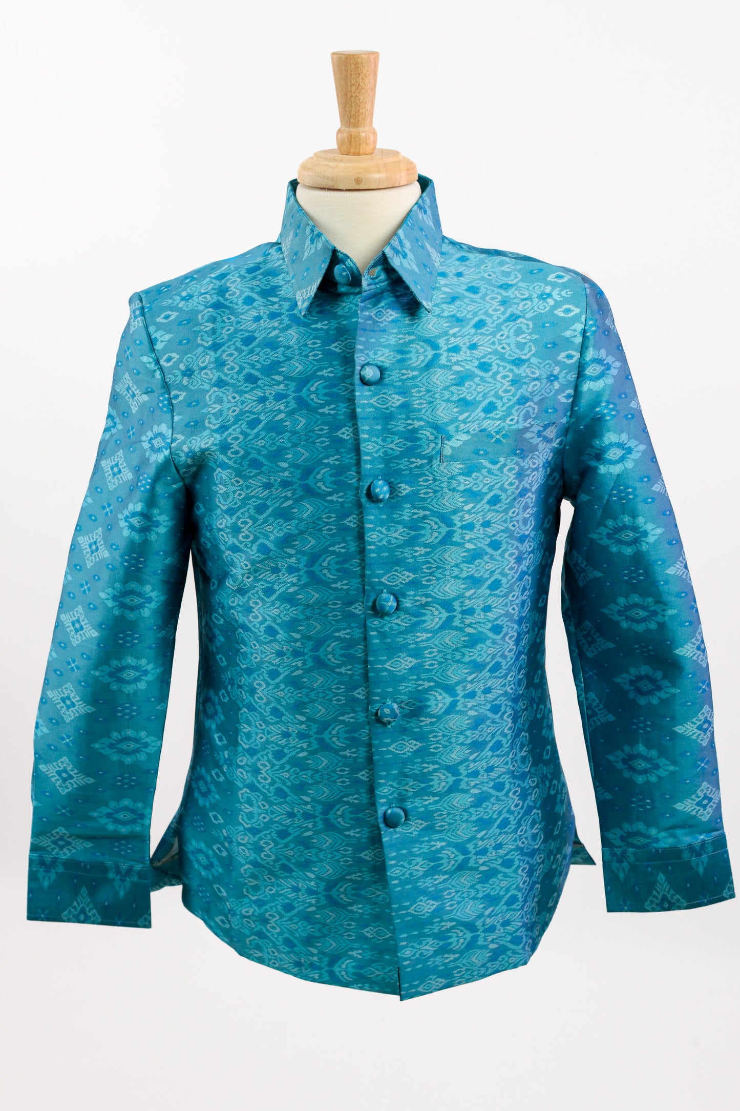 Tonlé Teal Icon Shirt Long Sleeve (S)