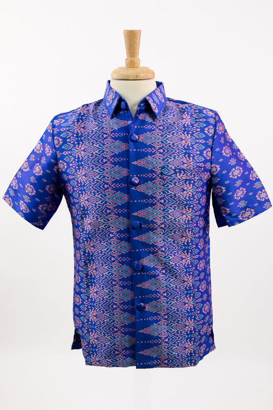 Cobalt Night Shirt Short Sleeve (M)