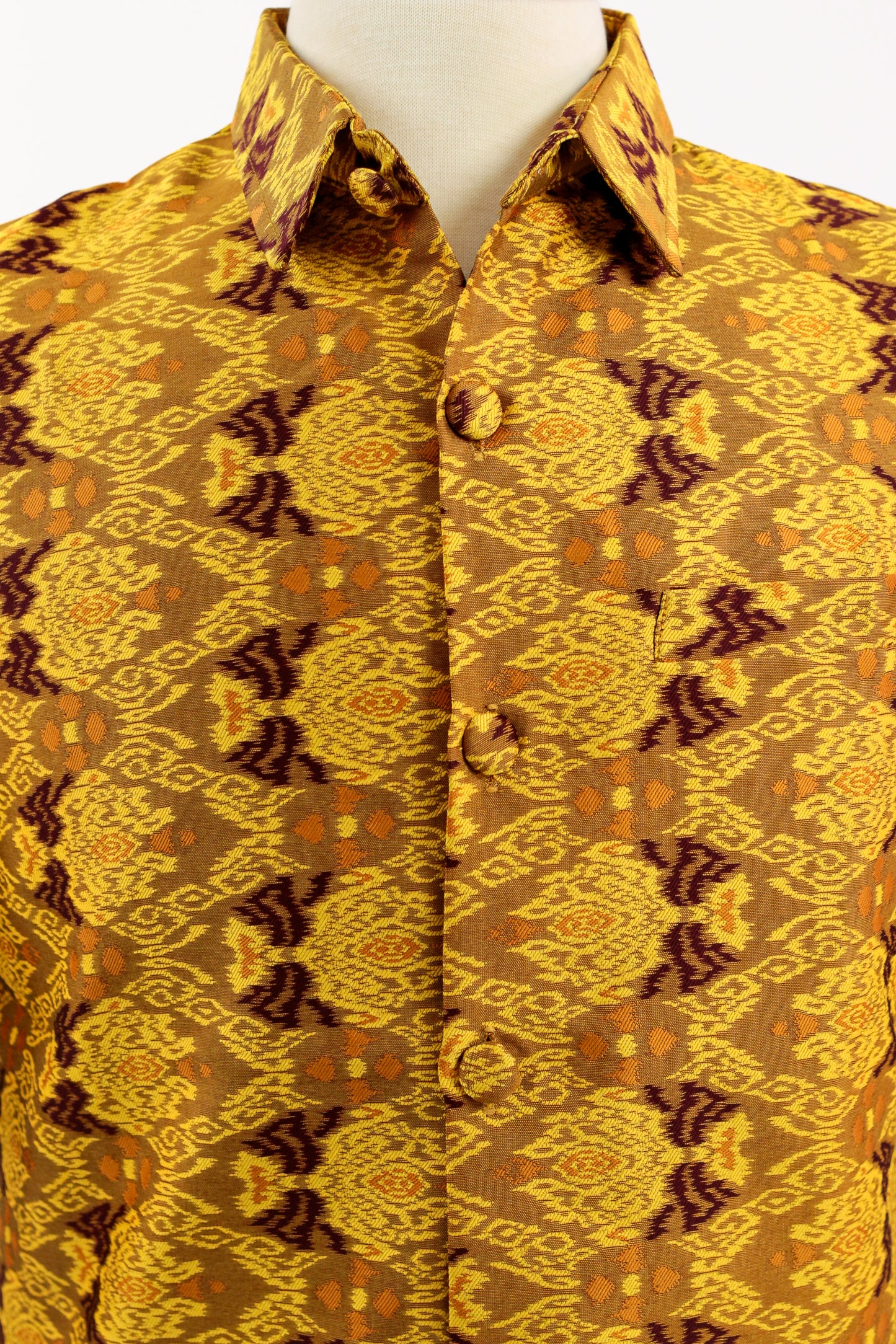 Mekong Mustard Shirt  Short Sleeve (M)