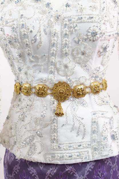 Lotus Tassel Belt (Gold)