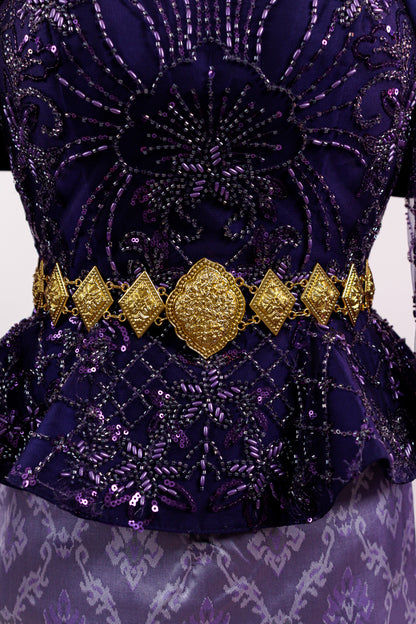 Leaf Medallion Belt (Gold)