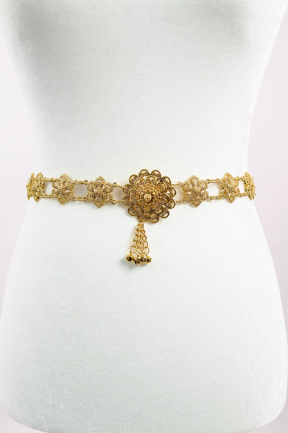 Snowflake Tassel Belt (Gold)
