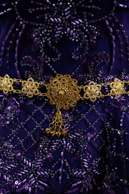 Snowflake Tassel Belt (Gold)