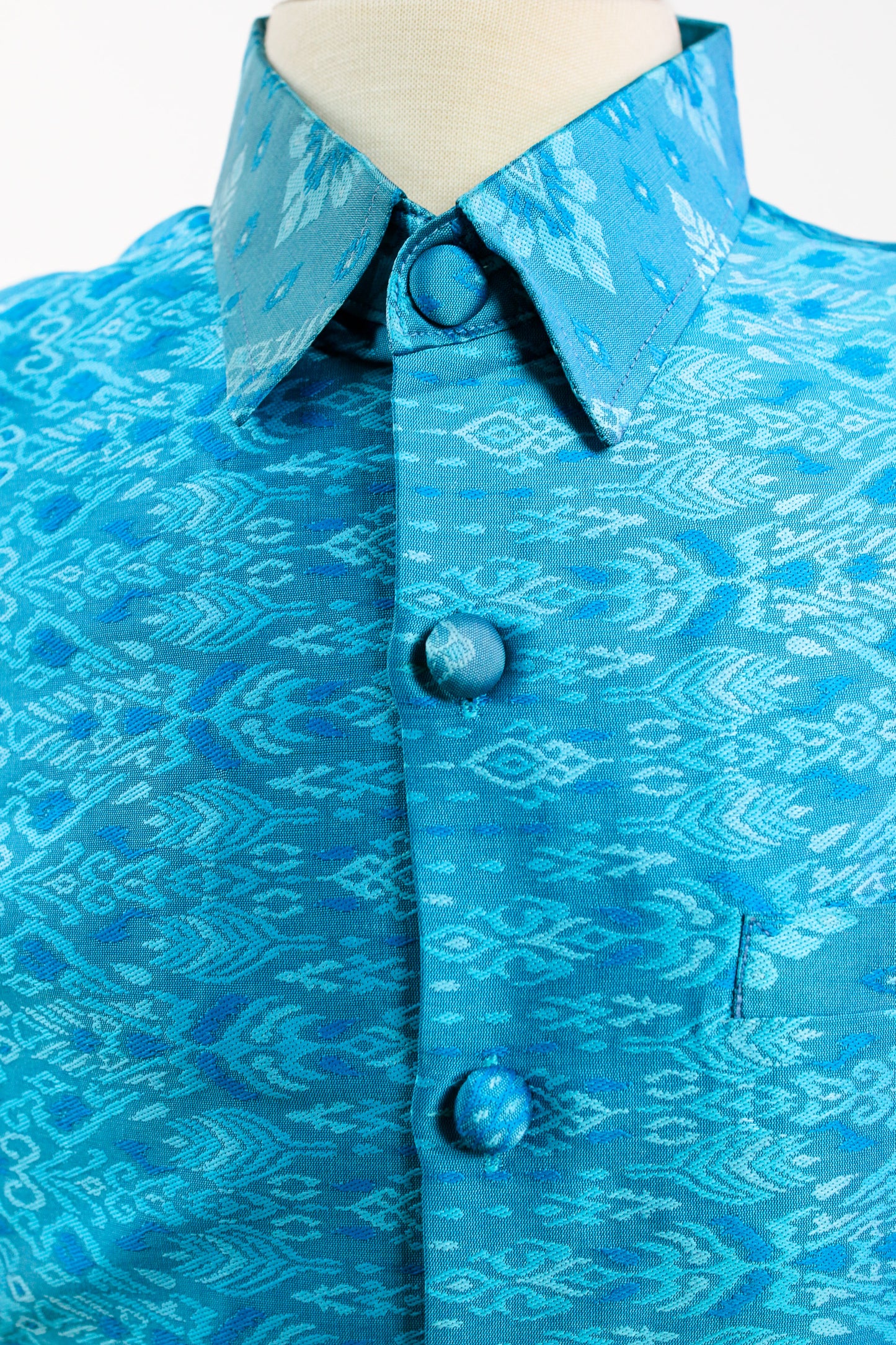 Tonlé Teal Icon Shirt Long Sleeve (S)