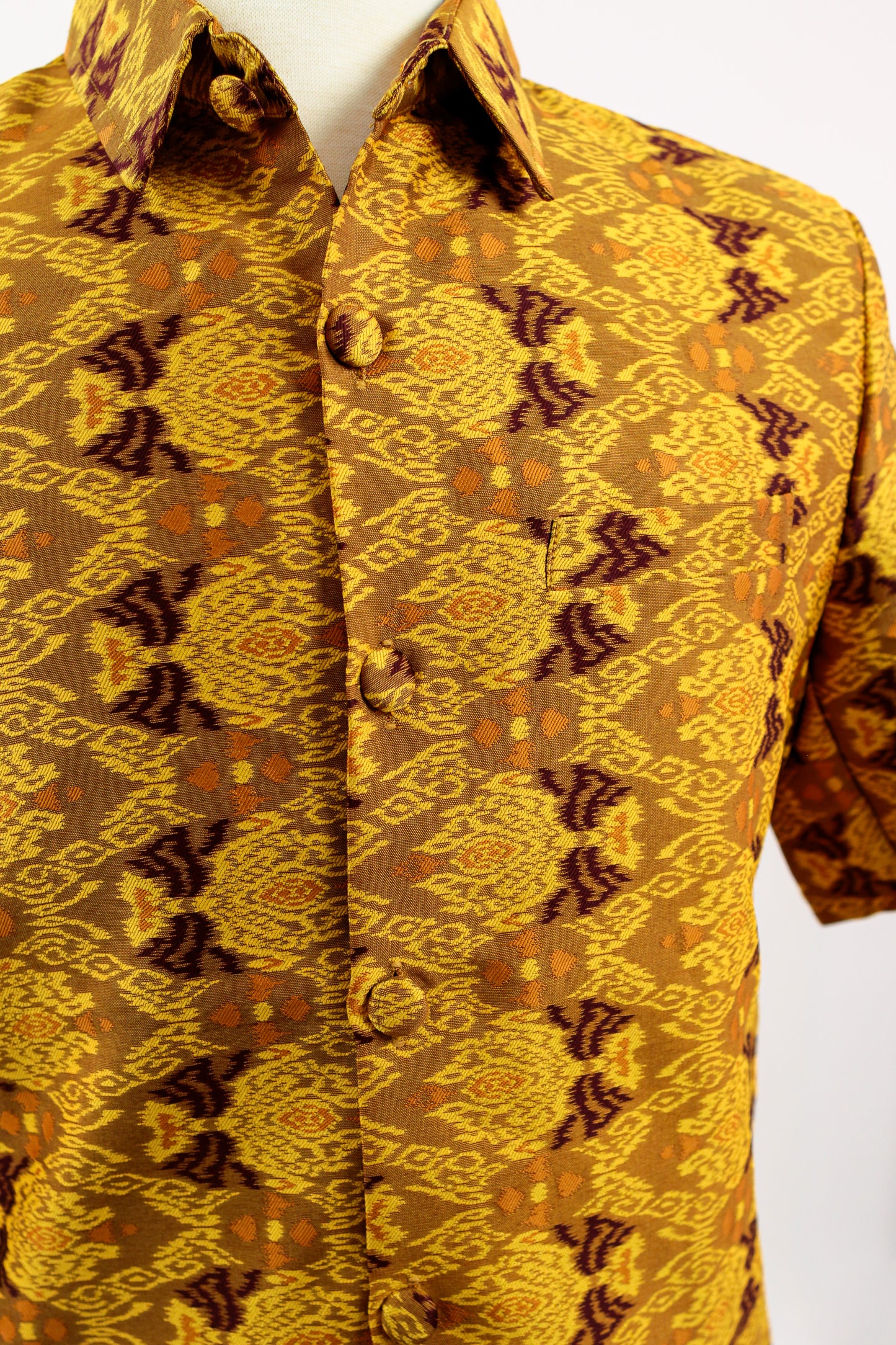 Mekong Mustard Shirt  Short Sleeve (M)