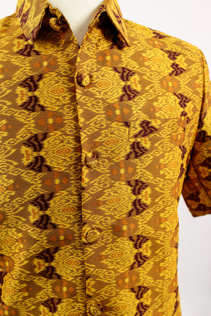 Mekong Mustard Shirt  Short Sleeve (M)