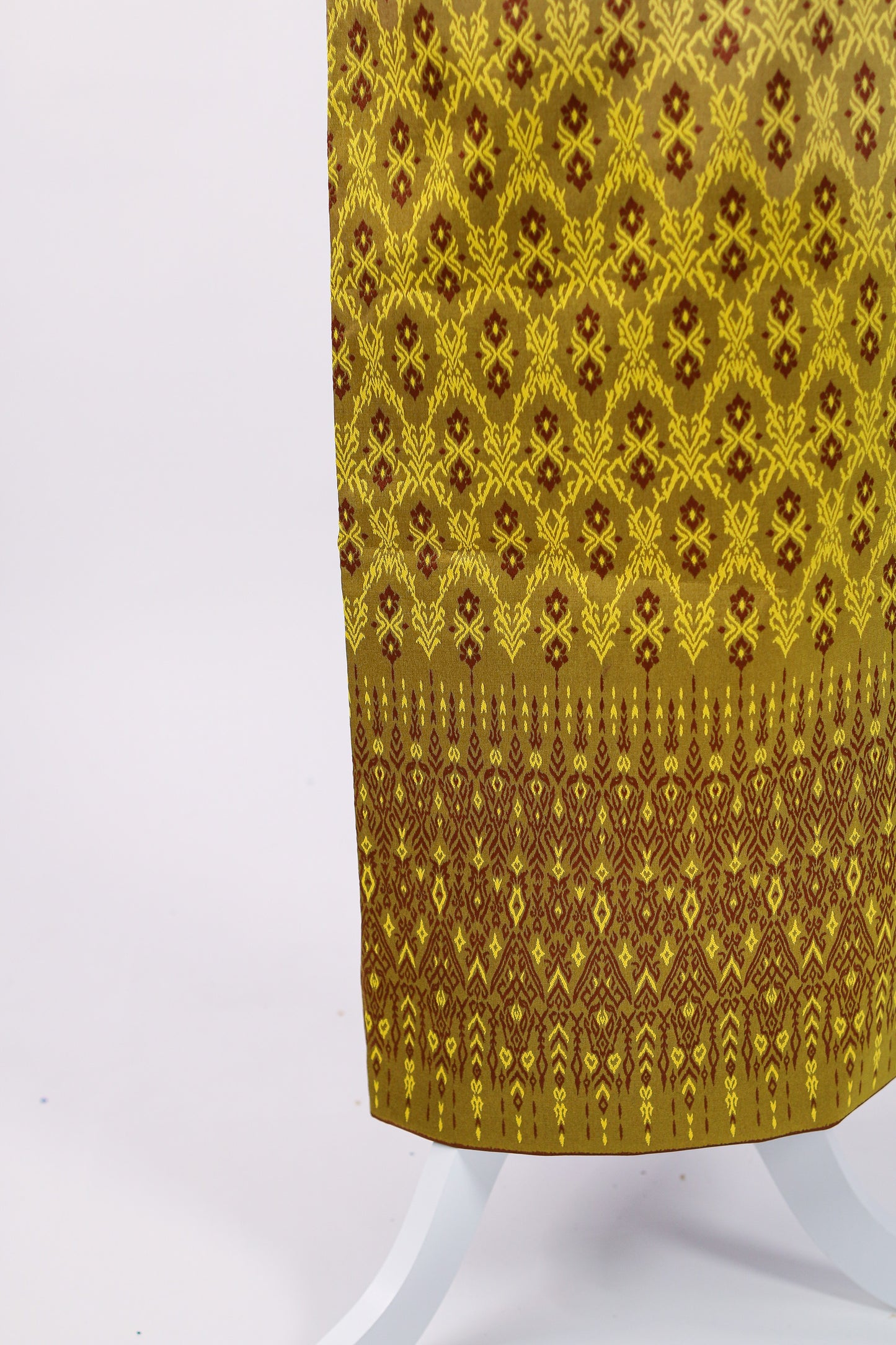 Soriya Marigold Set — Puff-Sleeve Lace Top + Skirt